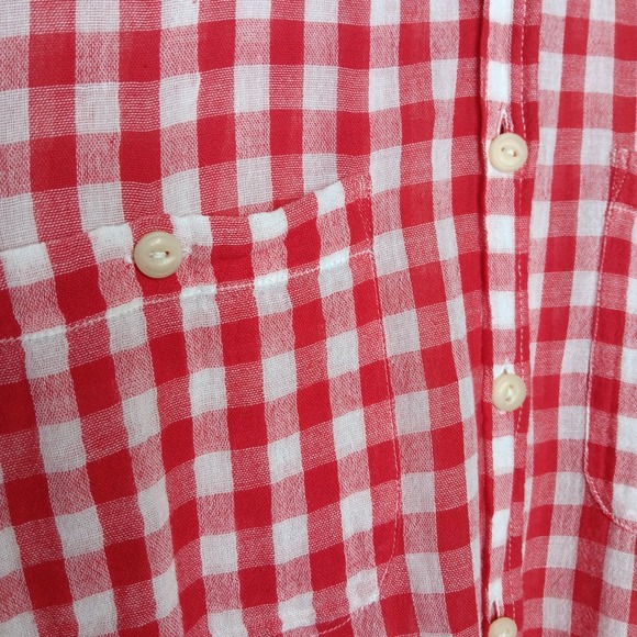 Denim & Supply Ralph Lauren RL Utility Shirt XL Red White Check Country Western - Picture 4 of 9